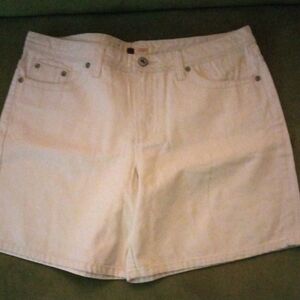 Faded Glory Light Tan Women's Denim Shorts